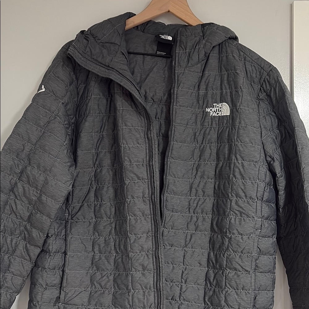The North Face Charcoal Quilted Jacket